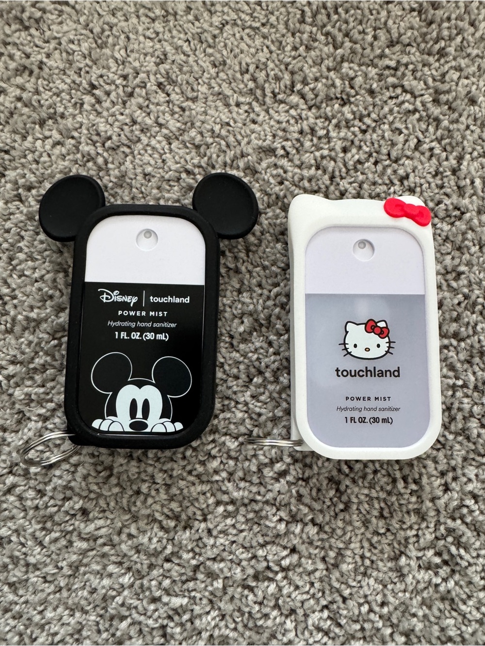 TOUCHLAND Disney Hello Kitty and DISNEY MICKEY MOUSE Hand Sanitizer Set